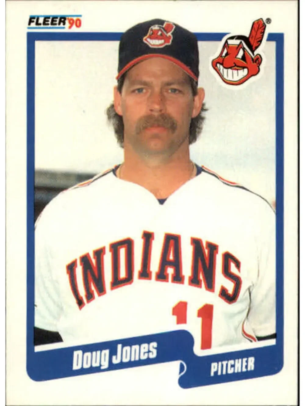 1990 Doug Jones Fleer Baseball Card #495